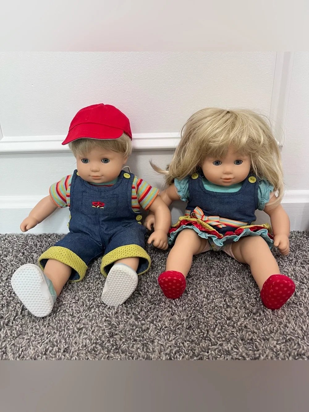 American Girl Bitty Twins Dolls Bed and Accessories Lot Pleasant Company